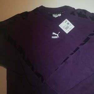 PUMA - WOMENS TREND AOP CREW SWEAT